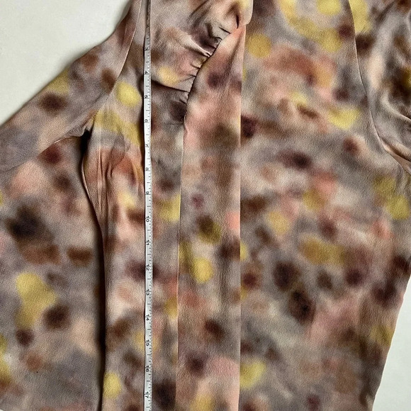 Cos Multicolor Ruffle shoulders top blouse size US 8 - Picture 6 of 10